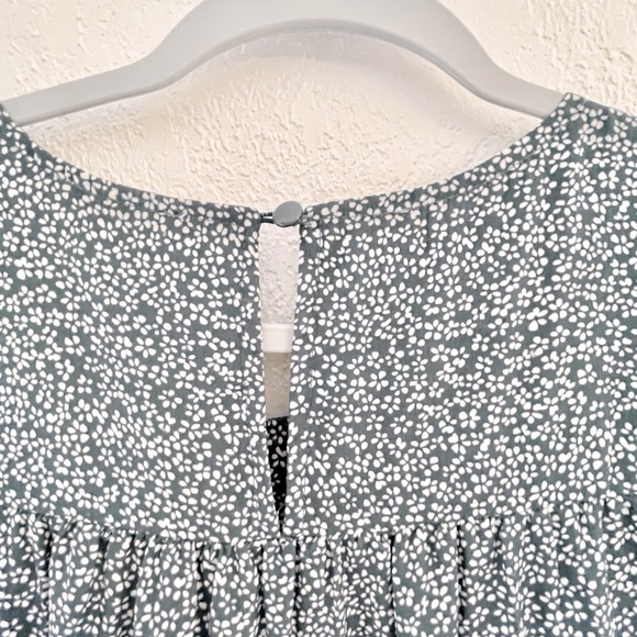 Böhme // Flowy Tiered Midi Dress in Dark Teal (NWOT) - Picture 3 of 7